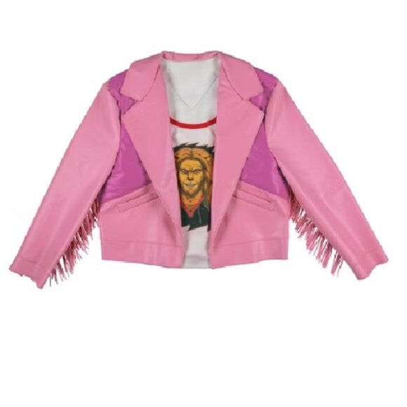 Adult Mens Garret Garrison Minecraft Movie Halloween Costume JACKET Size S/M NWT - Picture 2 of 3